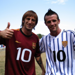 Messi and Totti